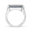 Thumbnail Image 4 of Rectangular Turquoise Overlay Ring in Sterling Silver