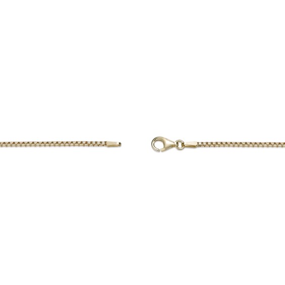 1/3 CT. T.w. Diamond Star Cross Pendant in Sterling Silver with 14K Gold Plate - 24"