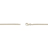 Thumbnail Image 4 of 1/4 CT. T.W. Diamond Cross Pendant in Sterling Silver with 18K Gold Plate - 24"