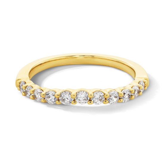 1/2 CT. T.w. Certified Lab-Grown Diamond Contour Band in 14K Gold (I/Si2)