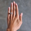 Thumbnail Image 2 of 2-1/4 CT. T.W. Princess-Cut Certified Lab-Grown Diamond Engagement Ring in 14K White Gold (F/VS2)