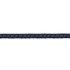 Thumbnail Image 3 of 6.0mm Blue Leather Bracelet with Black Ion-Plated Stainless Steel - 8.5"