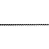 Thumbnail Image 3 of 5.0mm Franco Chain Bracelet in Solid Stainless Steel with Black Ion Plate - 8.5"