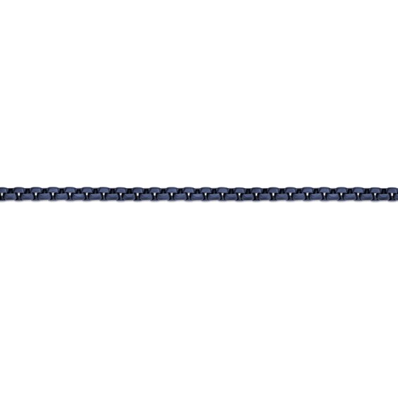 6.0mm Box Chain Necklace in Solid Stainless Steel with Grey Ion Plate - 24"