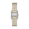 Thumbnail Image 2 of Ladies’ Fossil Raquel Two-Tone IP Watch with Rectangle Black Dial and Charm Bracelet Box Set (Model: ES5376SET)