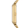 Thumbnail Image 3 of Ladies’ Fossil Raquel Crystal Accent Gold-Tone IP Watch with Rectangular Red Snake Dial (Model: ES5379)