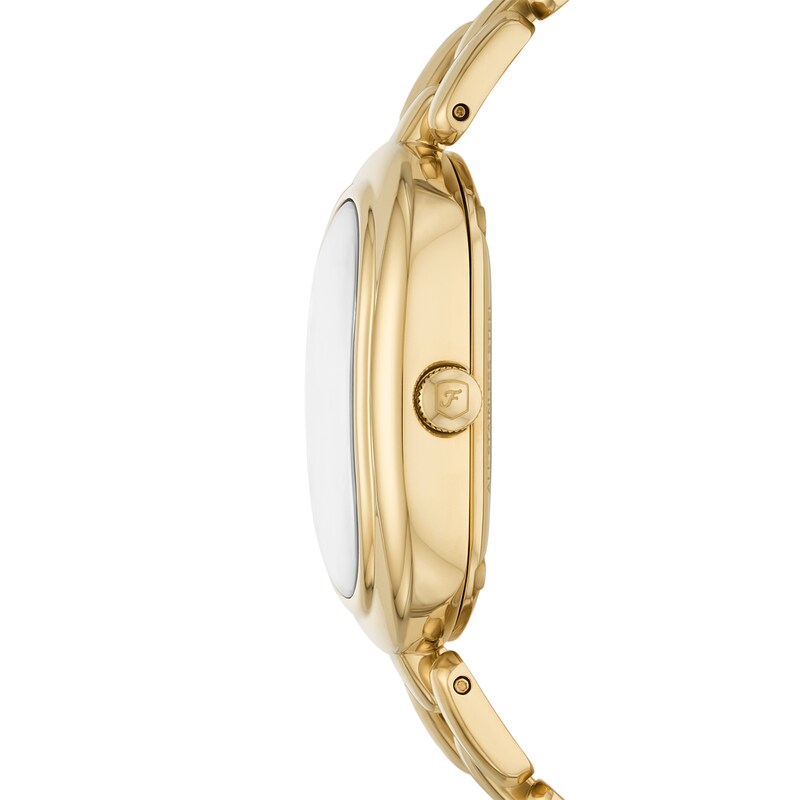 Main Image 3 of Ladies’ Fossil Sloan Crystal Accent Gold-Tone IP Watch with Oval Gold-Toned Dial (Model: ES5380)