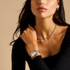 Thumbnail Image 4 of Ladies’ Fossil Sloan Crystal Accent Watch with Oval Silver-Toned Dial (Model: ES5381)