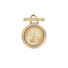 Thumbnail Image 1 of Ladies’ Fossil Scarlette Gold-Tone IP Brooch Watch with Gold-Toned Dial (Model: ES5384)