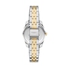 Thumbnail Image 2 of Ladies' Fossil Scarlette Crystal Accent Two-Tone IP Watch with Green Dial (Model: ES5388)