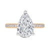 Thumbnail Image 3 of 2-1/4 CT. T.W. Pear-Shaped Certified Lab-Grown Diamond Engagement Ring in 14K Gold (I/SI2)