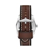 Thumbnail Image 2 of Men’s Fossil Machine Brown Leather Strap Watch with Black Sunray Dial and Chain Bracelet Box Set (Model: FS6081SET)