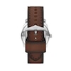 Thumbnail Image 2 of Men’s Fossil Machine Brown Leather Strap Watch with Green Dial (Model: FS6085)