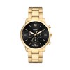 Thumbnail Image 1 of Men’s Fossil Neutra Gold-Tone IP Chronograph Watch with Black Sunray Dial (Model: FS6093)