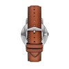 Thumbnail Image 2 of Men’s Fossil Minimalist Brown Leather Strap Watch with Sunray Green Dial (Model: FS6094)