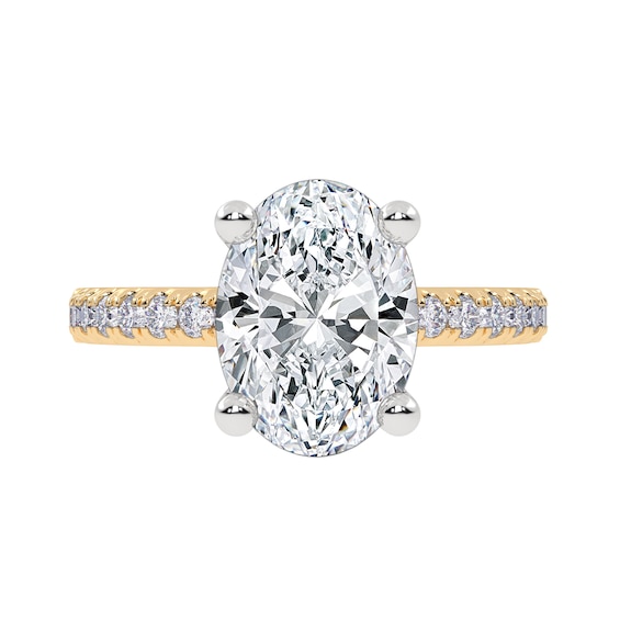 2-1/4 CT. T.w. Oval Certified Lab-Grown Diamond Engagement Ring in 14K Gold (I/Si2)