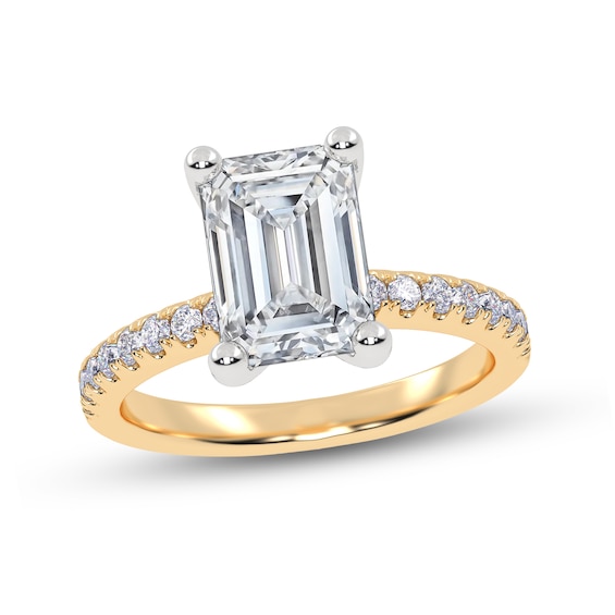 2-1/4 CT. T.w. Emerald-Cut Certified Lab-Grown Diamond Engagement Ring in 14K Gold (I/Si2)