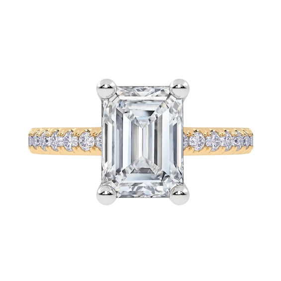 2-1/4 CT. T.w. Emerald-Cut Certified Lab-Grown Diamond Engagement Ring in 14K Gold (I/Si2)