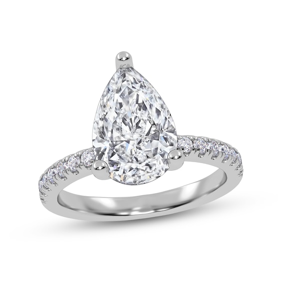 2-1/4 CT. T.w. Pear-Shaped Certified Lab-Grown Diamond Engagement Ring in 14K Gold (I/Si2