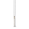 Thumbnail Image 2 of Damascus Stainless Steel Vertical Drop Pendant with Yellow Ion Plate - 24&quot;