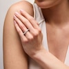 Thumbnail Image 2 of 3-1/3 CT. T.W. Oval Certified Diamond Eternity Band in 14K White Gold (I/SI2) - Size 8