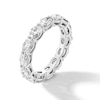 Thumbnail Image 3 of 3-1/3 CT. T.W. Oval Certified Diamond Eternity Band in 14K White Gold (I/SI2) - Size 8