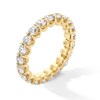 Thumbnail Image 3 of 3 CT. T.W. Certified Diamond Scallop Eternity Band in 14K Gold (I/SI2) - Size 8