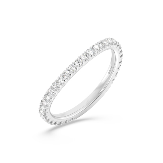 Enchanted Star / CT. T.w. Certified Lab-Grown Diamond Anniversary Band in 14K White Gold (F/Vs2