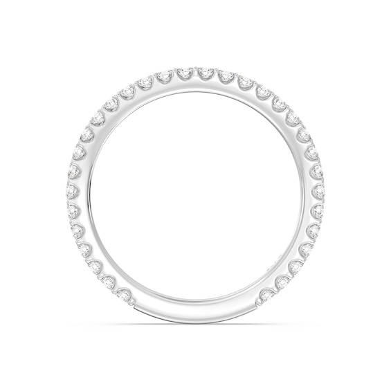 Enchanted Star / CT. T.w. Certified Lab-Grown Diamond Anniversary Band in 14K White Gold (F/Vs2
