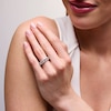 Thumbnail Image 2 of 6-7/8 CT. T.W. Emerald-Cut Certified Lab-Grown Diamond Eternity Band in 14K White Gold (F/VS2) - Size 6