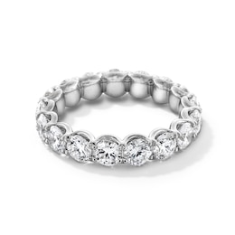 4 CT. T.W. Certified Lab-Grown Diamond Eternity Band in 14K White Gold (F/VS2) - Size 8