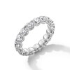 Thumbnail Image 3 of 4 CT. T.W. Certified Lab-Grown Diamond Eternity Band in 14K White Gold (F/VS2) - Size 8