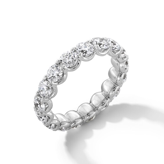 4 CT. T.w. Certified Lab-Grown Diamond Eternity Band in 14K White Gold (F/Vs2) - Size 8