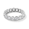 Thumbnail Image 1 of 3-3/4 CT. T.W. Certified Lab-Grown Diamond Scallop Eternity Band in 14K White Gold (F/VS2) - Size 5