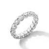 Thumbnail Image 3 of 3-3/4 CT. T.W. Certified Lab-Grown Diamond Scallop Eternity Band in 14K White Gold (F/VS2) - Size 5