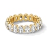 Thumbnail Image 1 of 4-1/3 CT. T.W. Oval Certified Lab-Grown Diamond Eternity Band in 14K Gold (F/VS2) - Size 7