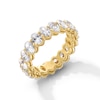Thumbnail Image 3 of 4-1/3 CT. T.W. Oval Certified Lab-Grown Diamond Eternity Band in 14K Gold (F/VS2) - Size 6