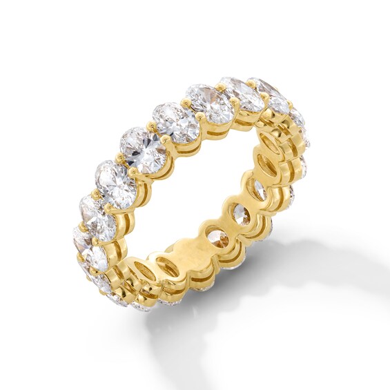 4-1/3 CT. T.w. Oval Certified Lab-Grown Diamond Eternity Band in 14K Gold (F/Vs2) - Size 6