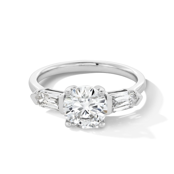 2-1/6 CT. T.w. Certified Lab-Grown Diamond Collar Engagement Ring in 14K White Gold (F/Vs2)