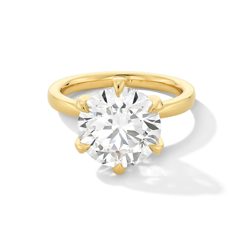 Main Image 1 of 5-1/5 CT. T.W. Certified Lab-Grown Diamond Solitaire Engagement Ring in 14K Gold (F/VS2)