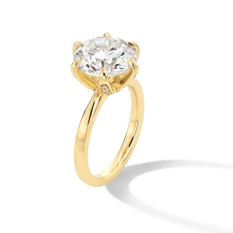 Main Image 3 of 5-1/5 CT. T.W. Certified Lab-Grown Diamond Solitaire Engagement Ring in 14K Gold (F/VS2)