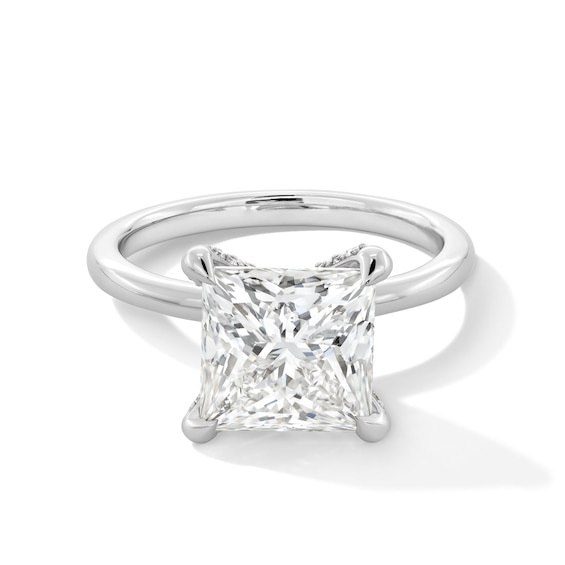 4-1/5 CT. T.w. Pear-Shaped Certified Lab-Grown Diamond Solitaire Engagement Ring in 14K White Gold (F/Vs2)