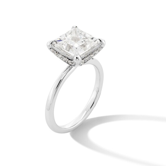 4-1/5 CT. T.w. Pear-Shaped Certified Lab-Grown Diamond Solitaire Engagement Ring in 14K White Gold (F/Vs2)