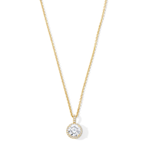 2-1/4 CT. T.w. Certified Lab-Grown Diamond Frame Pendant in 14K Gold (F/Vs2)