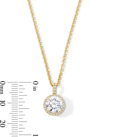 2-1/4 CT. T.w. Certified Lab-Grown Diamond Frame Pendant in 14K Gold (F/Vs2)