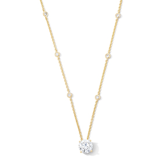 2-3/8 CT. T.w. Certified Lab-Grown Diamond Station Necklace in 14K Gold (F/Vs2)
