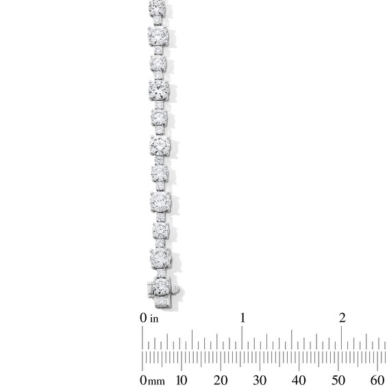 11-7/8 CT. T.w. Certified Lab-Grown Diamond Alternating Tennis Bracelet in 14K White Gold (F/Vs2)