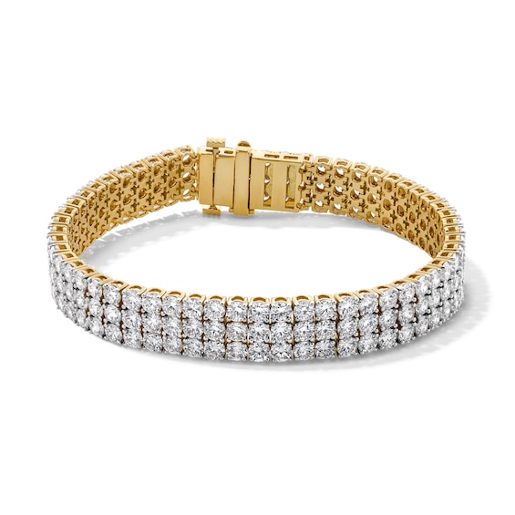 18-5/8 CT. T.w. Certified Lab-Grown Diamond Triple Row Tennis Bracelet in 14K White Gold (F/Vs2)