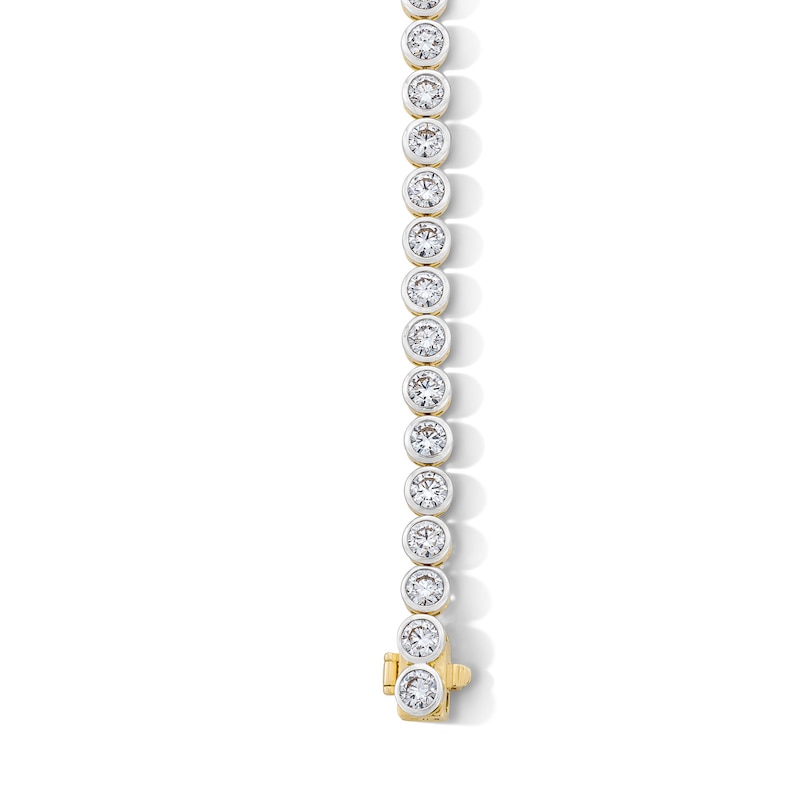 Main Image 3 of 8-1/2 CT. T.W. Certified Lab-Grown Diamond Double Row Tennis Bracelet in 14K Gold (F/VS2)