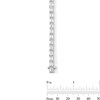 Thumbnail Image 3 of 14-1/4 CT. T.W. Emerald-Cut Certified Lab-Grown Diamond Tennis Bracelet in 14K White Gold (F/VS2)